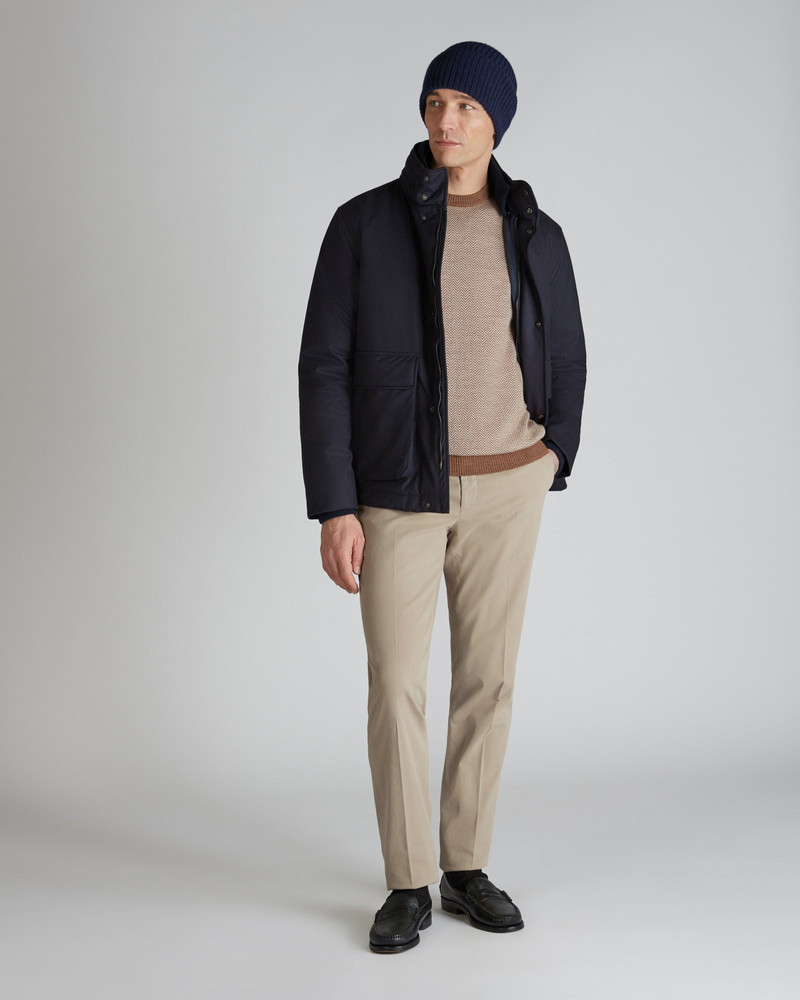 Tapered-fit cotton and lyocell trousers 5