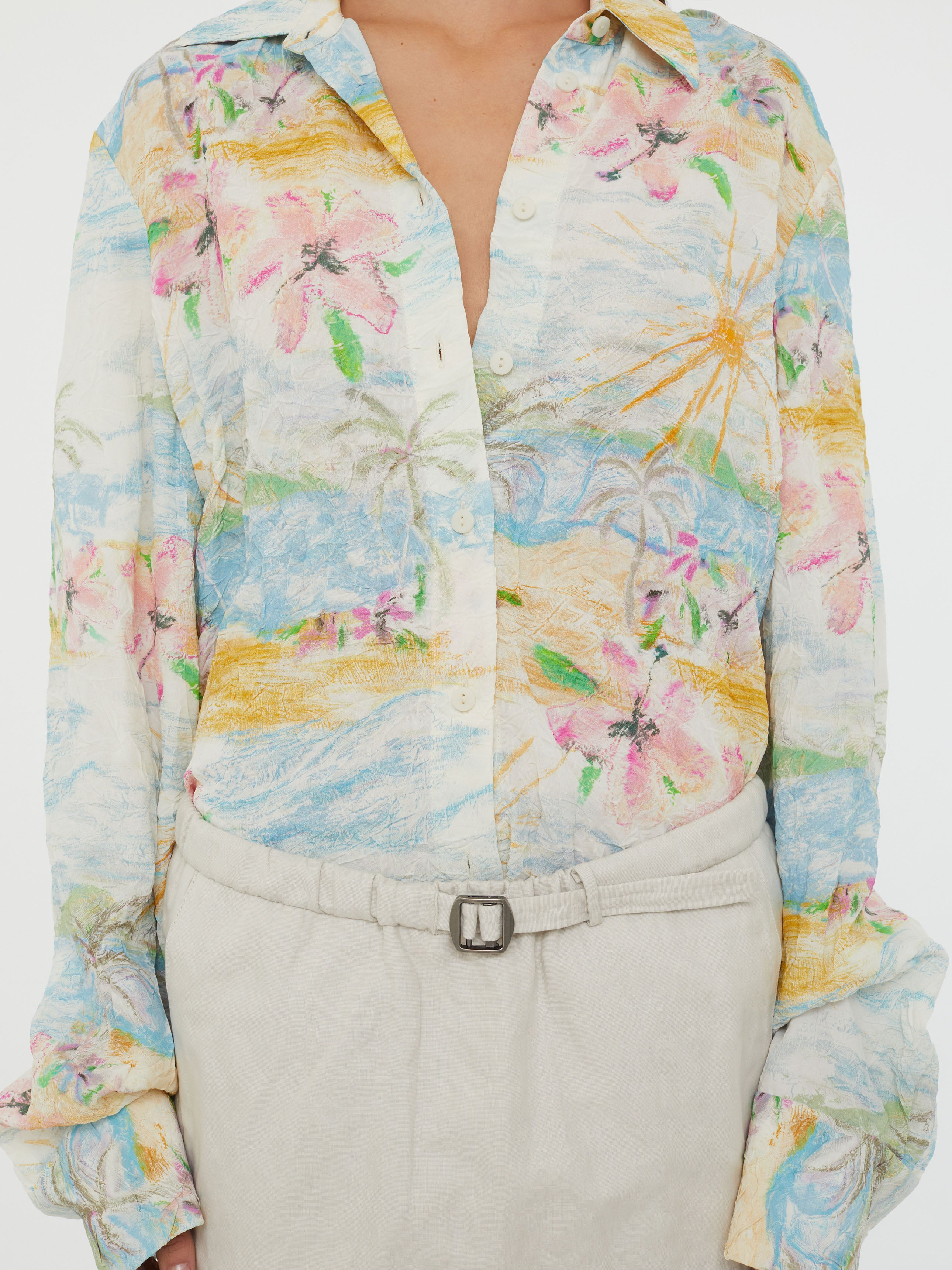 Crimped Bahia Shirt - 4