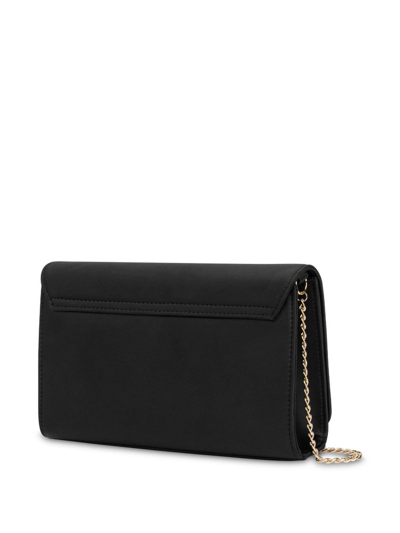 Moschino rhinestone-logo cross body bag outlook