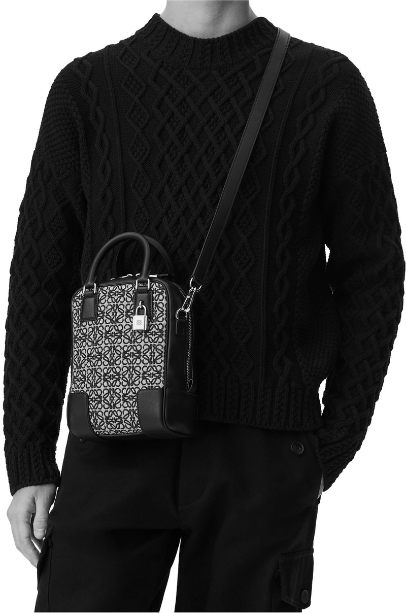 Loewe Amazona 15 in Anagram  jacquard and calfskin outlook
