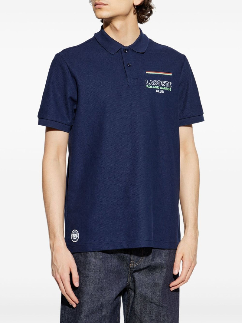 logo-embroidered polo shirt 3