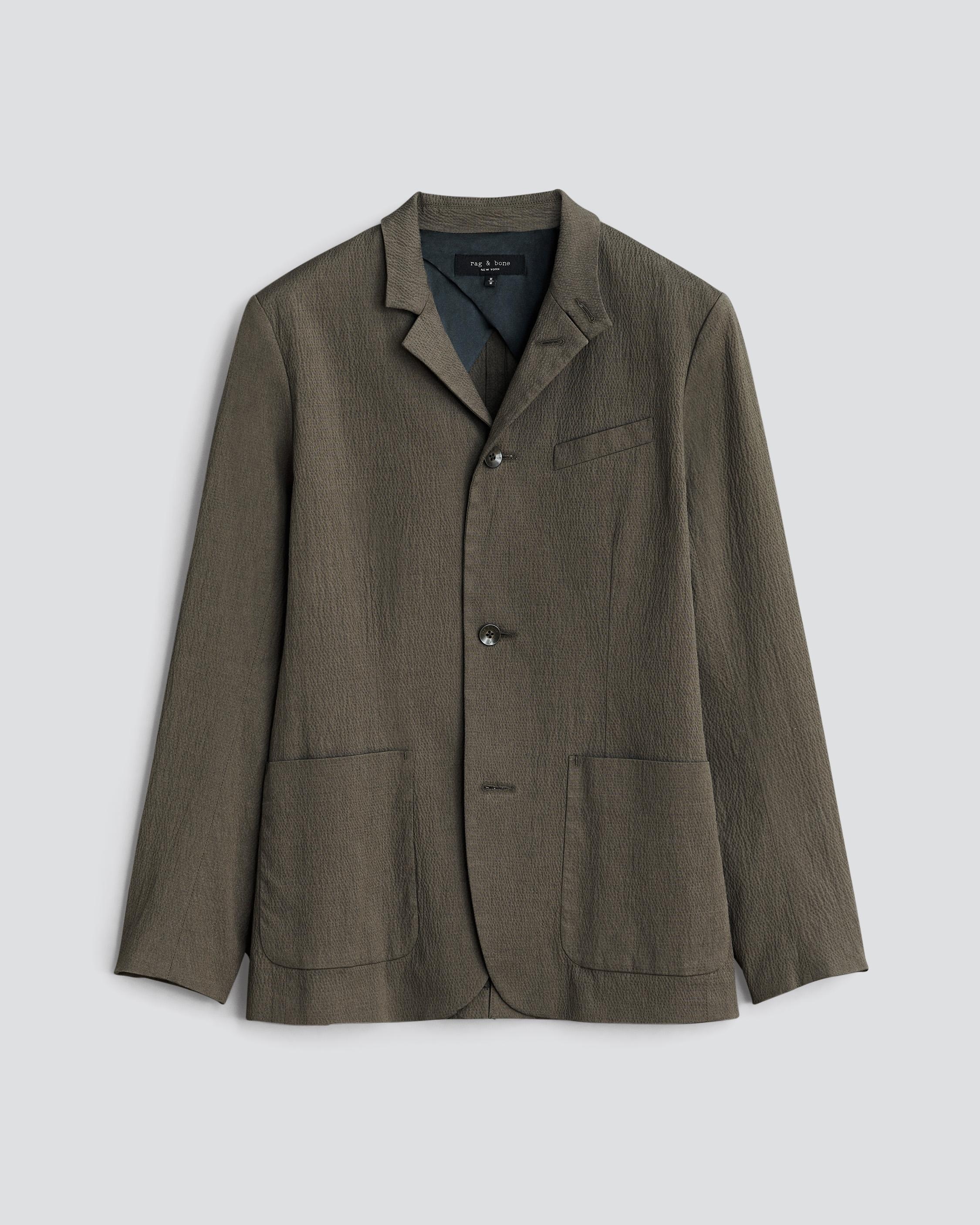 Linden Blazer
Stretch Seersucker Blazer - 1