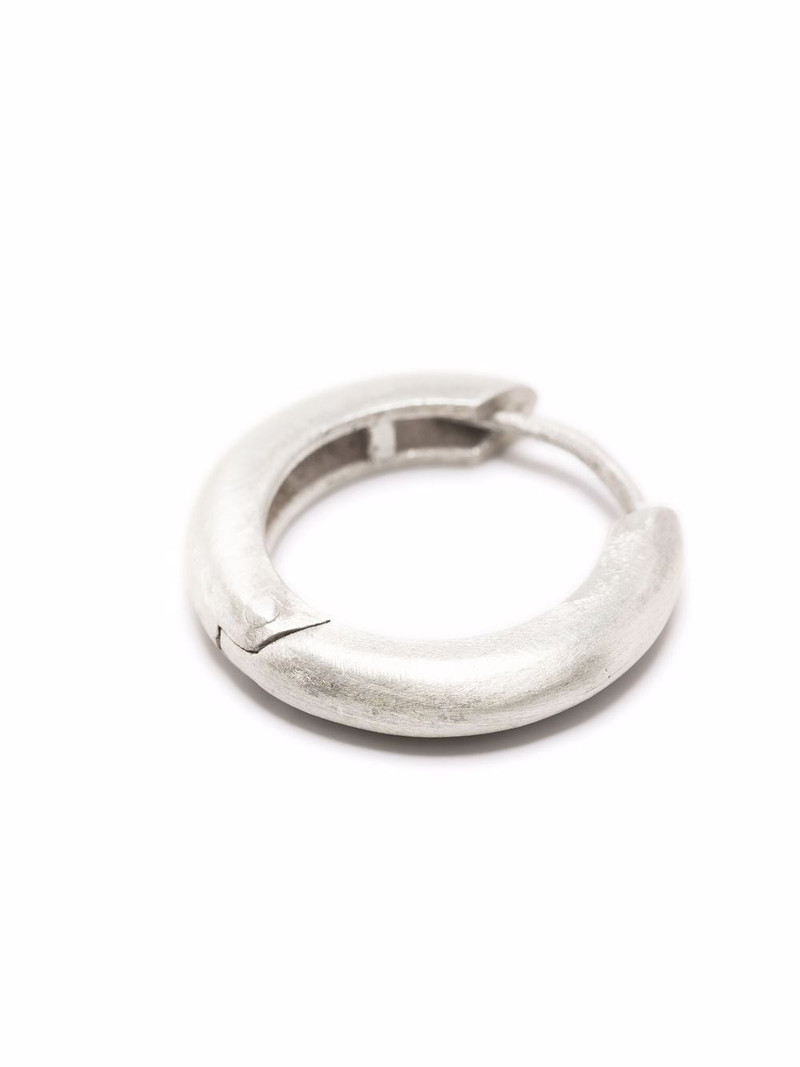 Parts of Four sterling silver hoop earring outlook