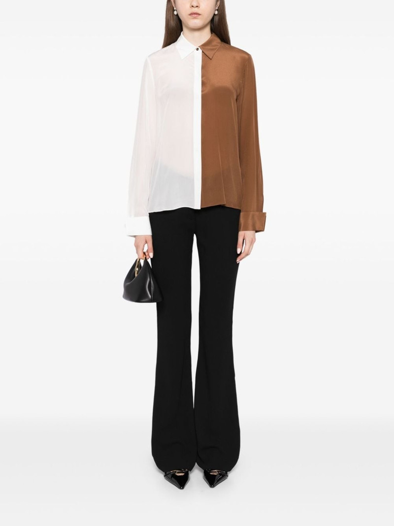 Alice + Olivia Willa color block shirt outlook