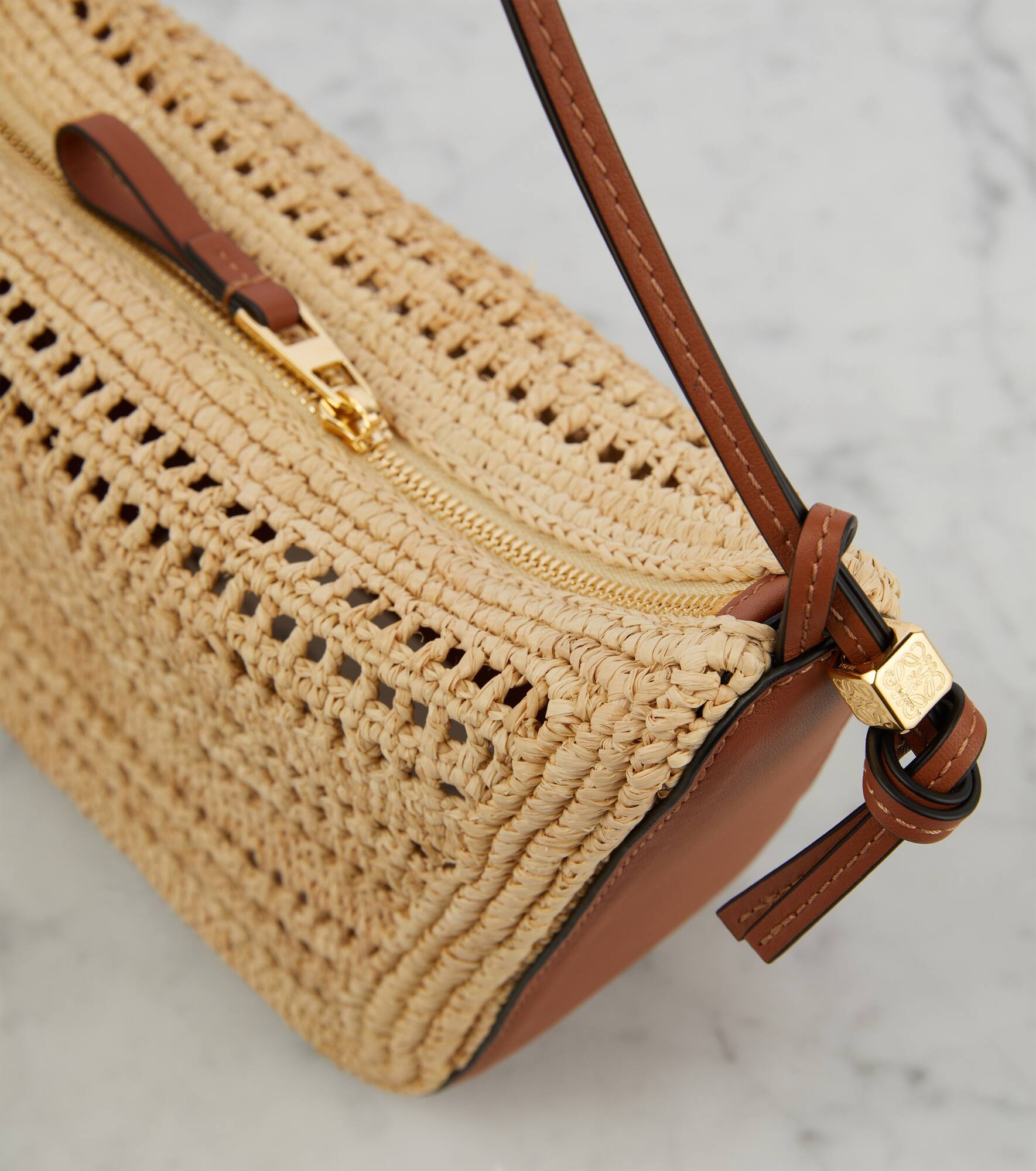 Hammock Mini raffia shoulder bag - 6