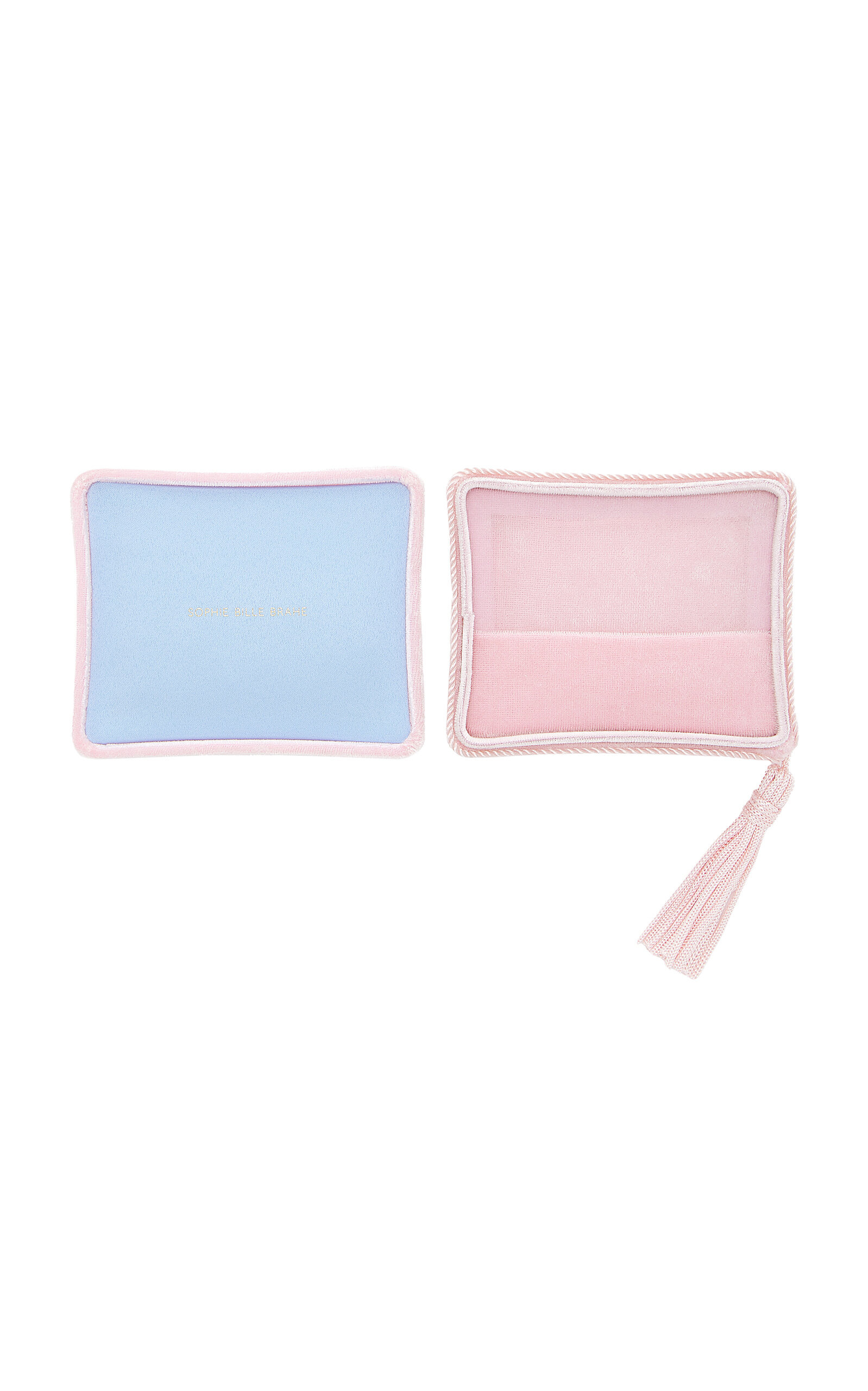 Tasseled Velvet Jewelry Case pink - 2