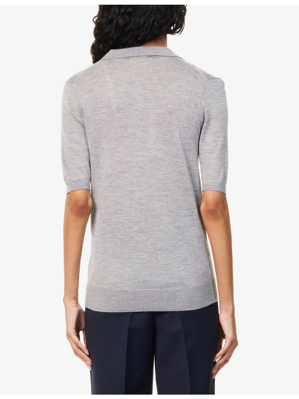 Frank Regular-Fit Cashmere-And-Silk Knit Polo Shirt - 4