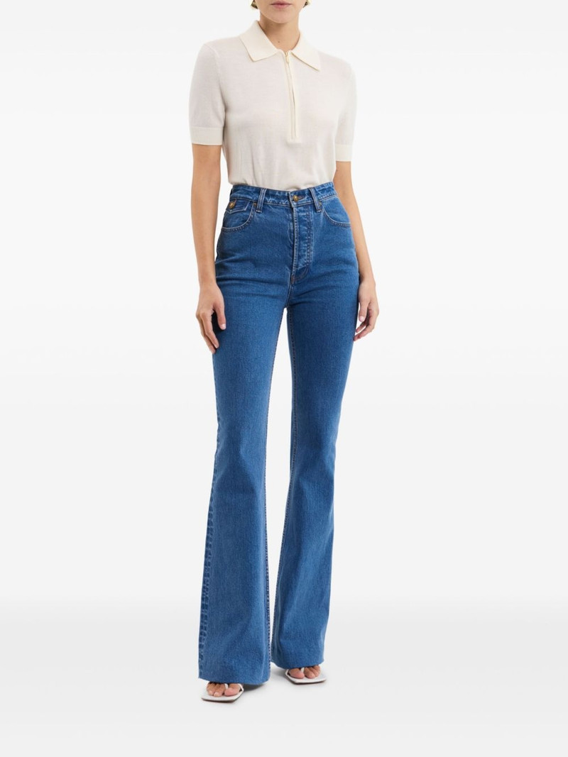 REBECCA VALLANCE Gisele flared jeans outlook