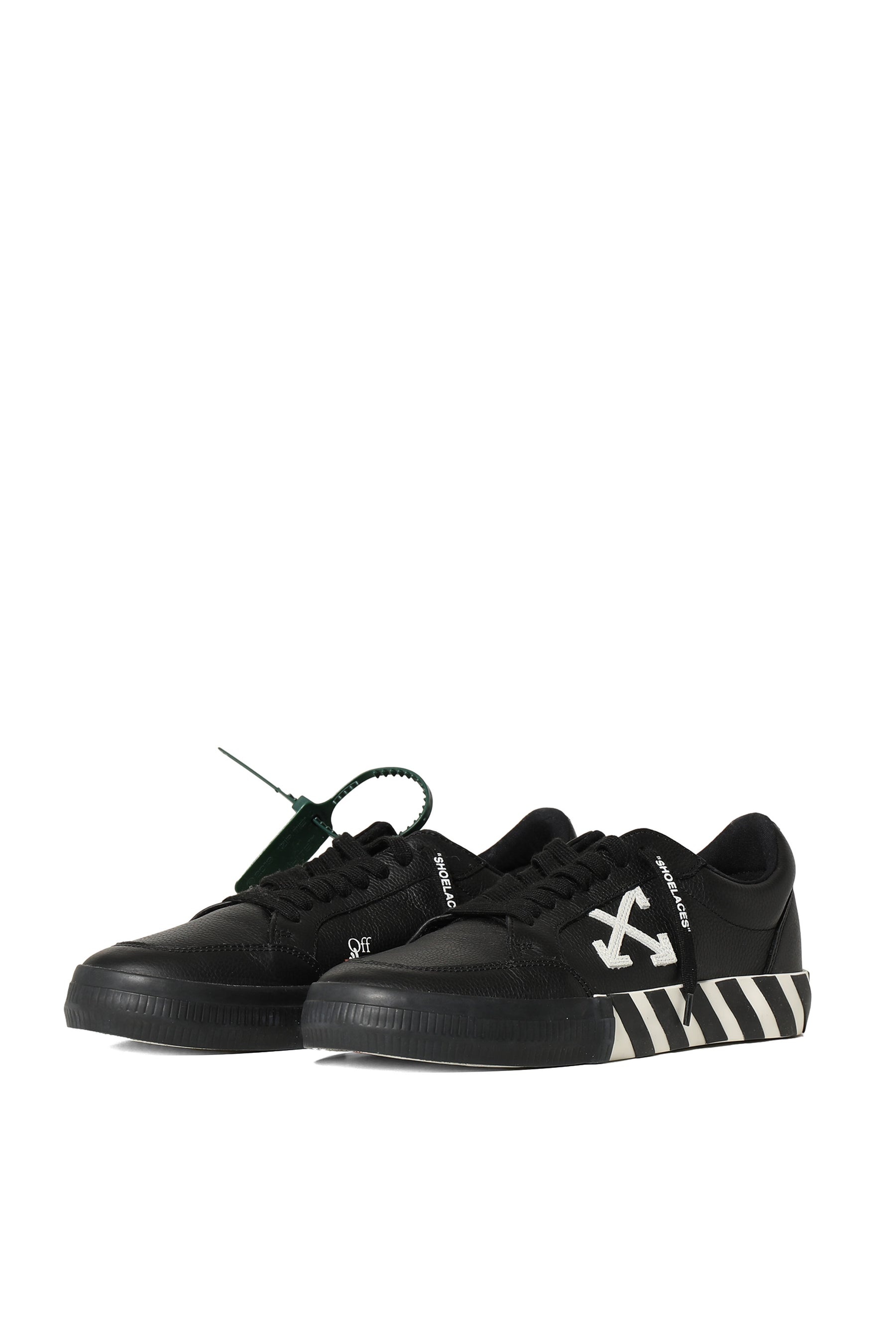 LOW VULCANIZED CALF LEATHER / BLK WHT - 7