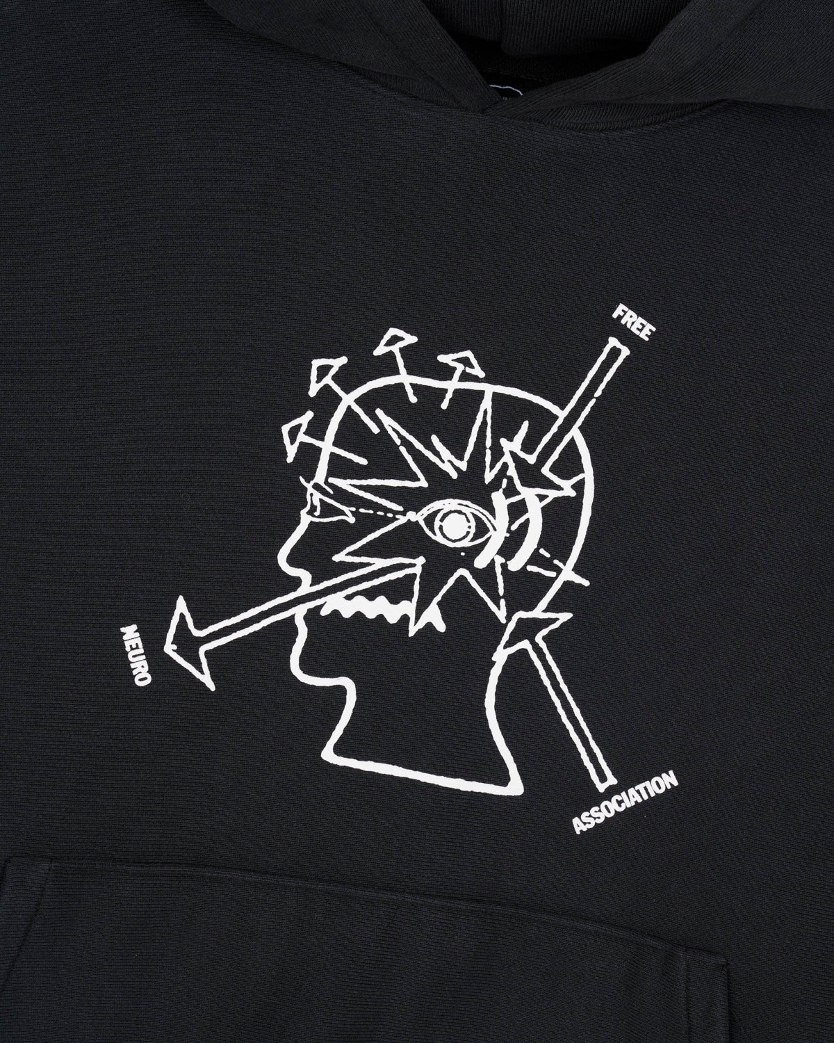Neuro Free Association Hoodie - Washed Black - 2