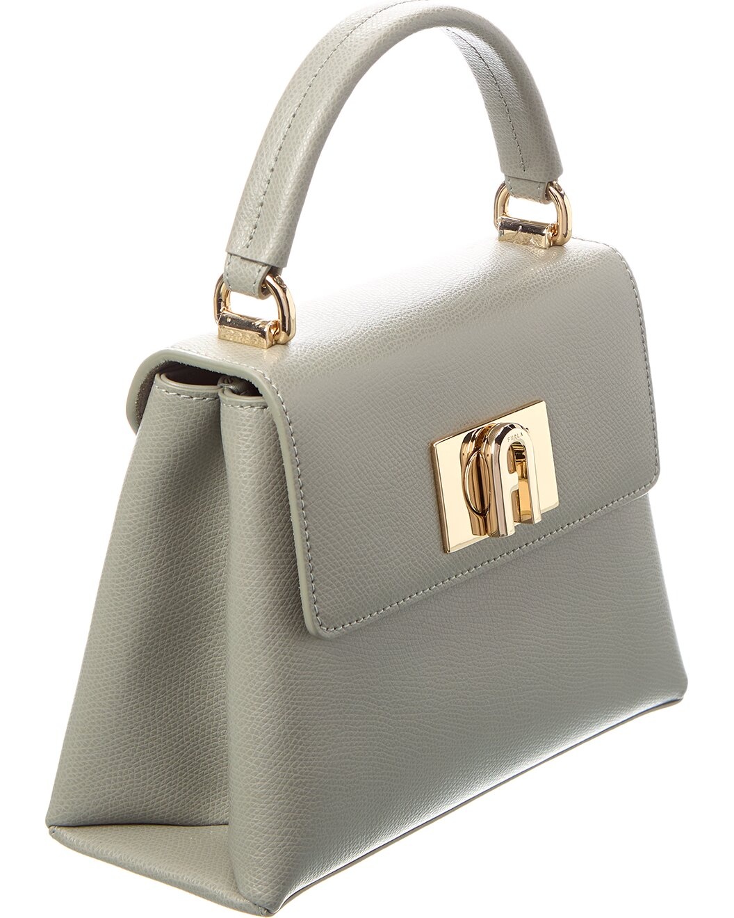 Furla 1927 Mini Top Handle Leather Satchel - 3