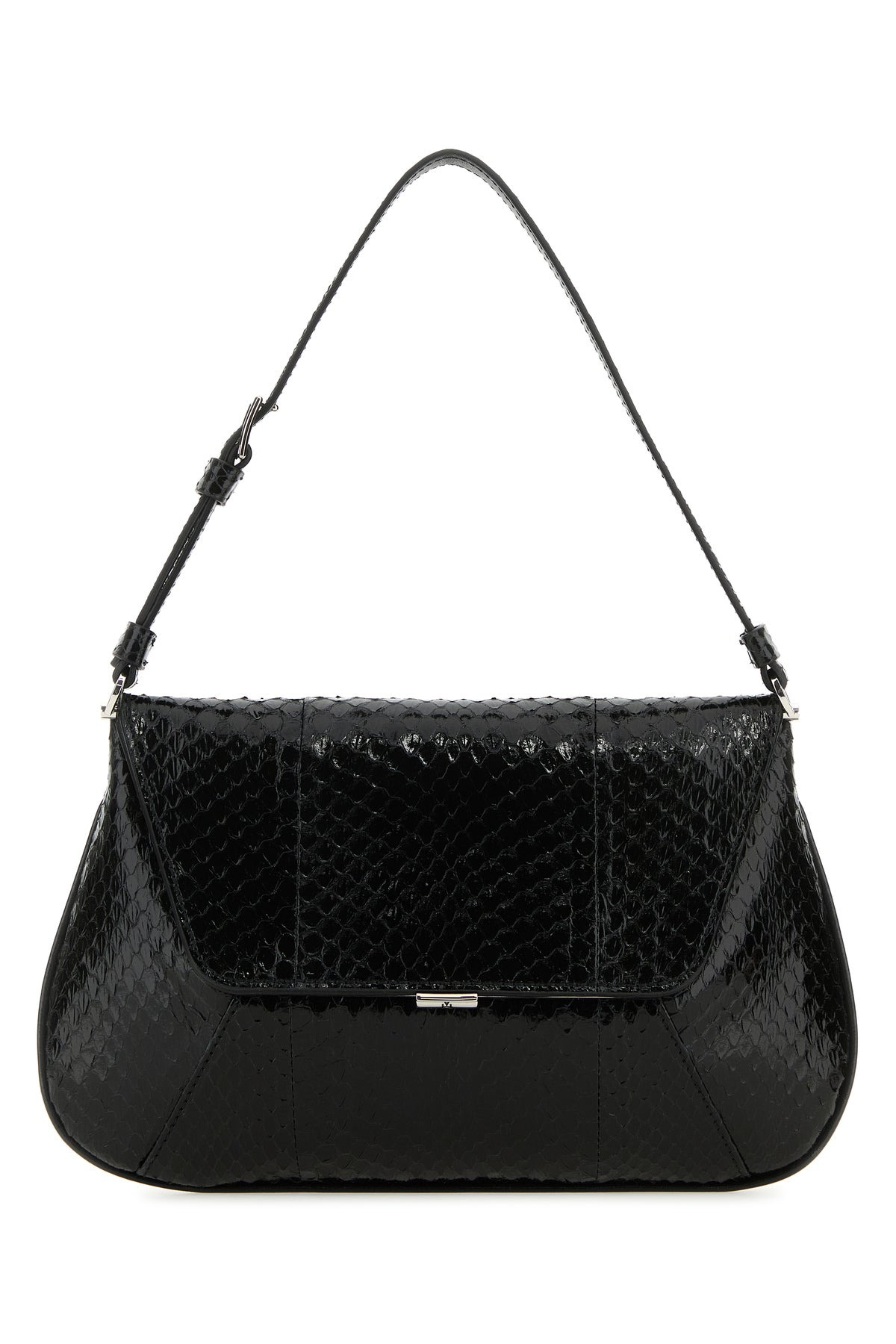 Black leather Ami handbag - 1