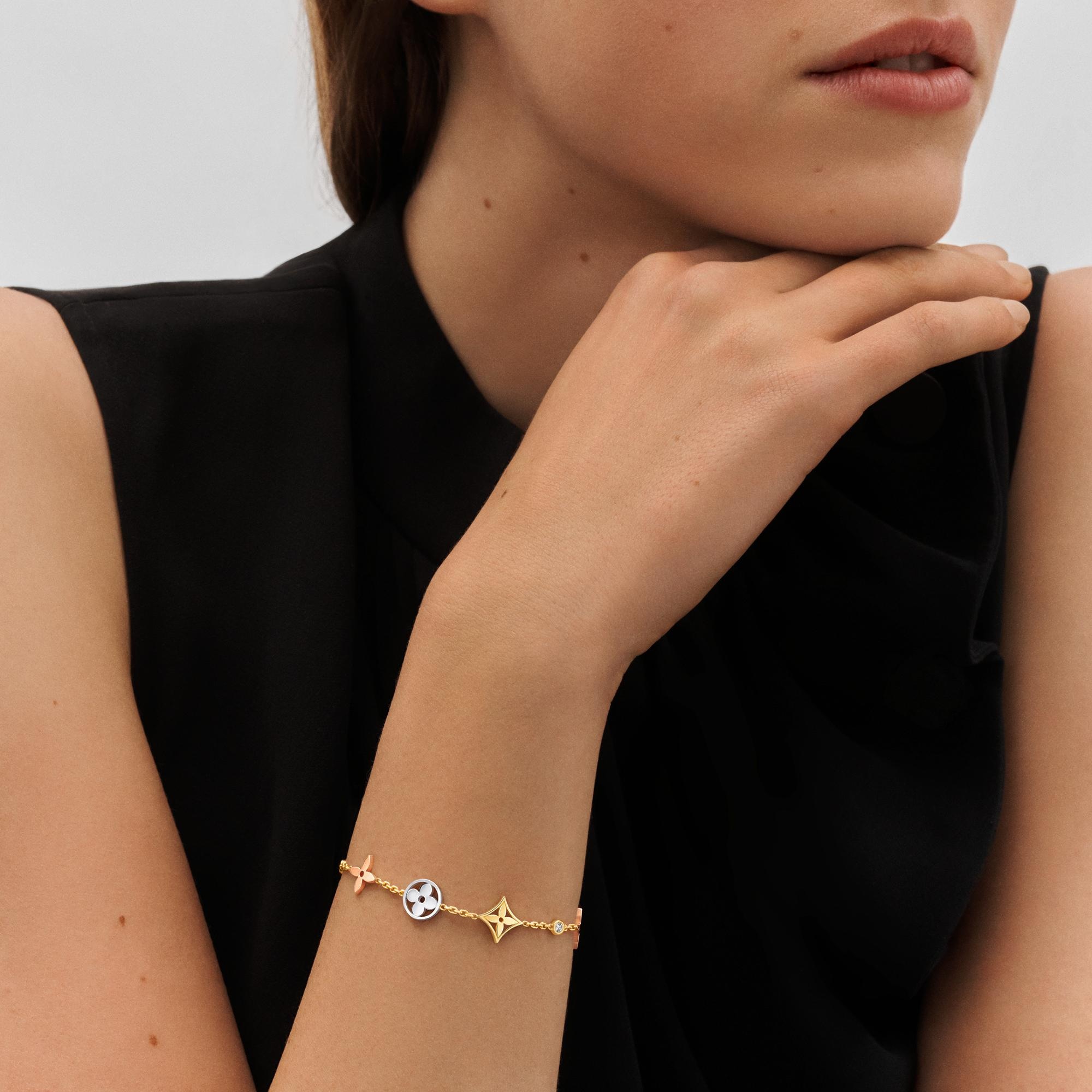 Idylle Blossom bracelet, 3 golds and diamonds - 2