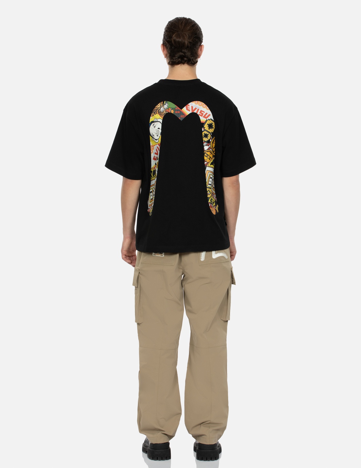 LUCKY SLOT MACHINE DAICOCK PRINT RELAX FIT T-SHIRT - 3