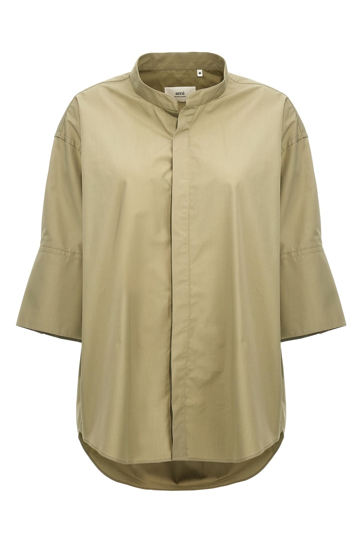 'Mandarin' collar shirt - 1