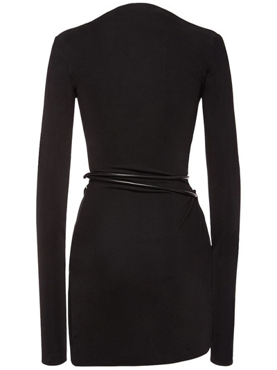 TOM FORD Jersey wrap mini dress outlook