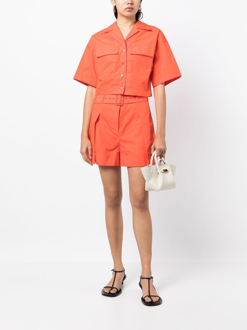 3.1 Phillip Lim pleat-detail belted shorts outlook