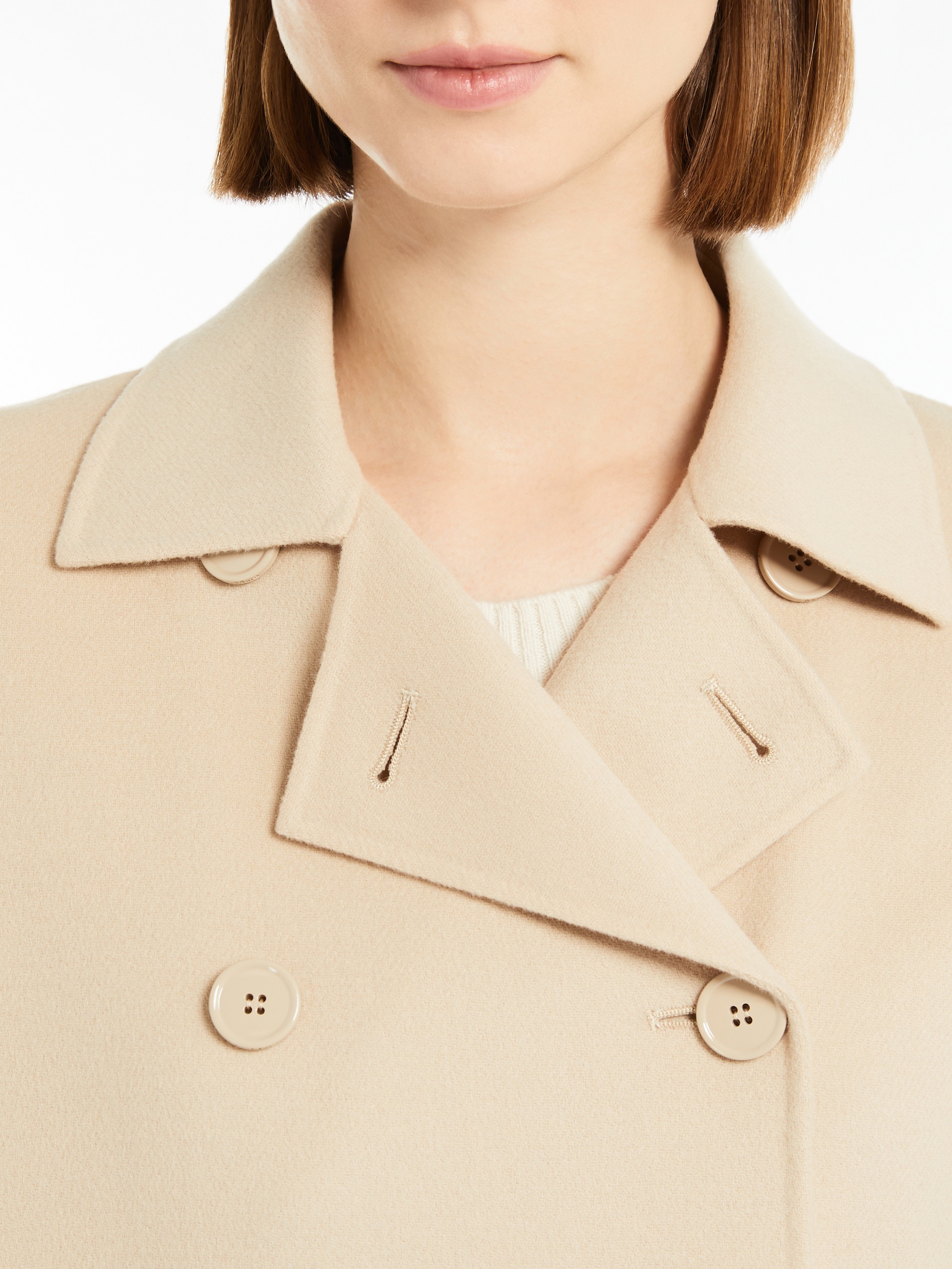 AVENUE Double-breasted double-faced wool coat - 5