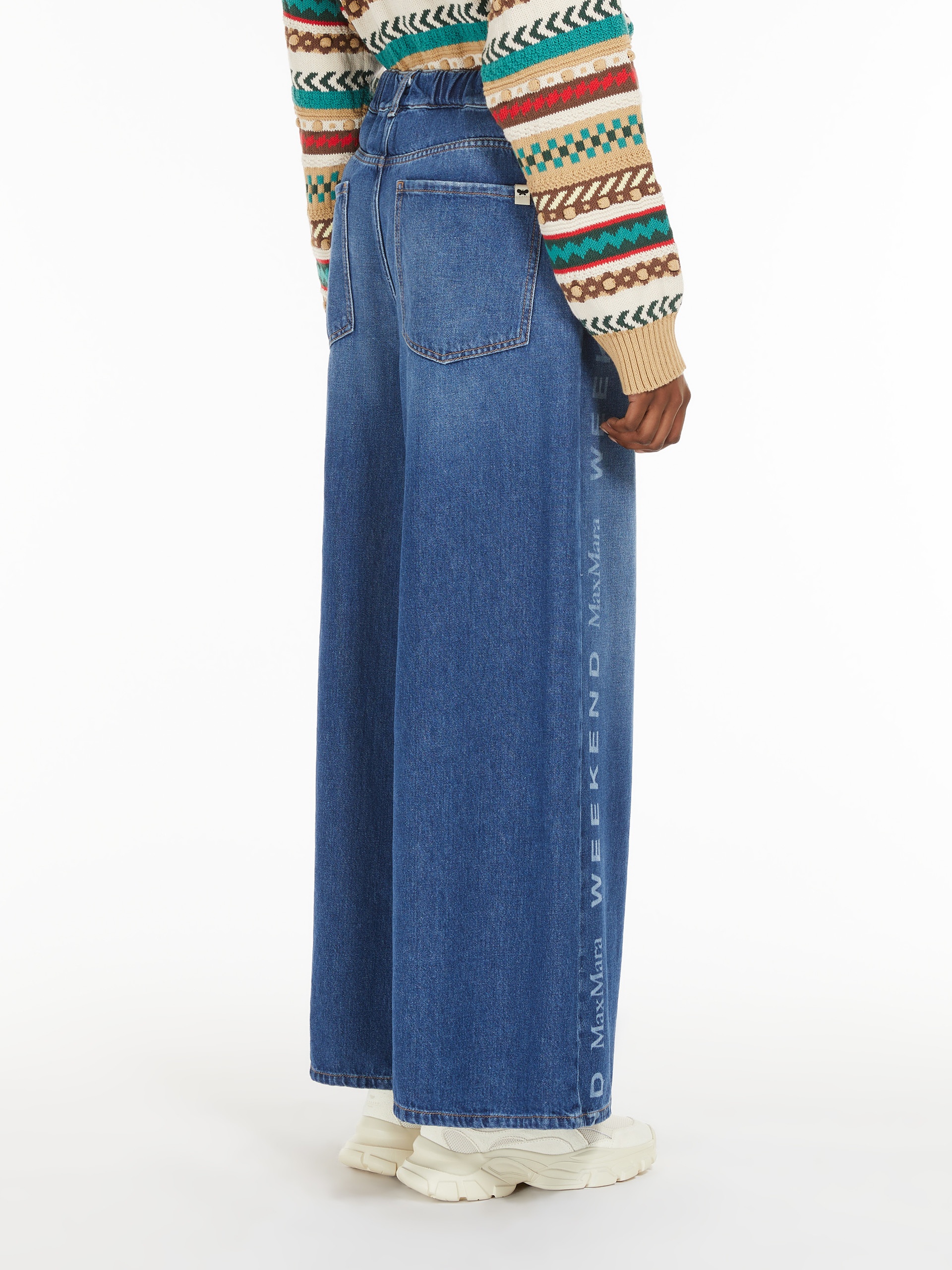 LISOTTE Wide denim jeans with logo - 4