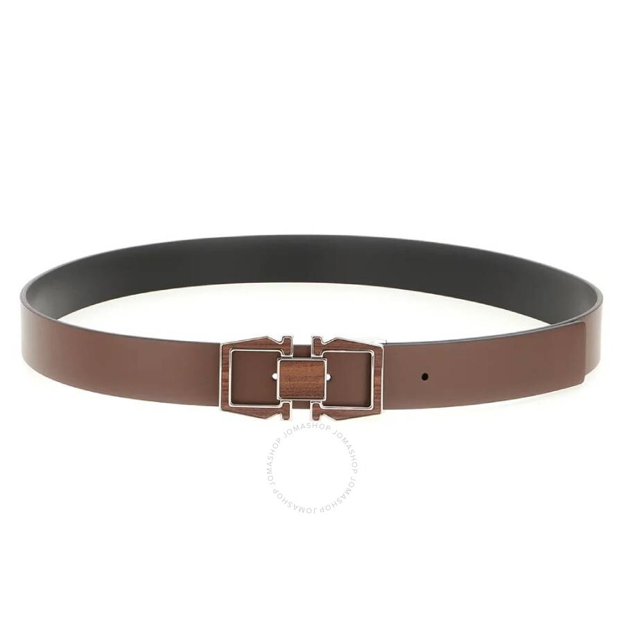 FERRAGAMO Ferragamo Reversible Gancini Leather Belt