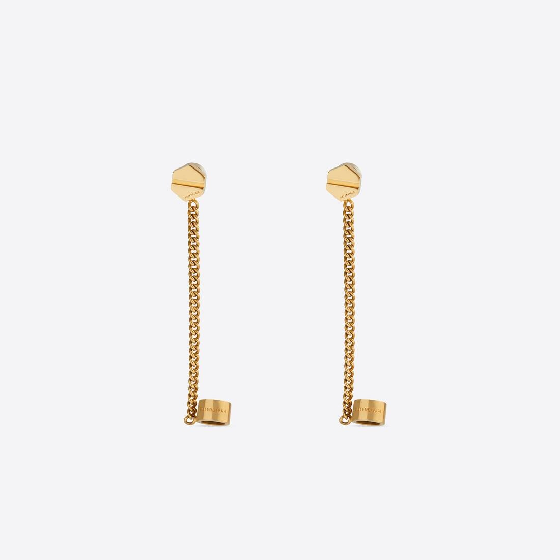 Screw Earrings in Gold - 1