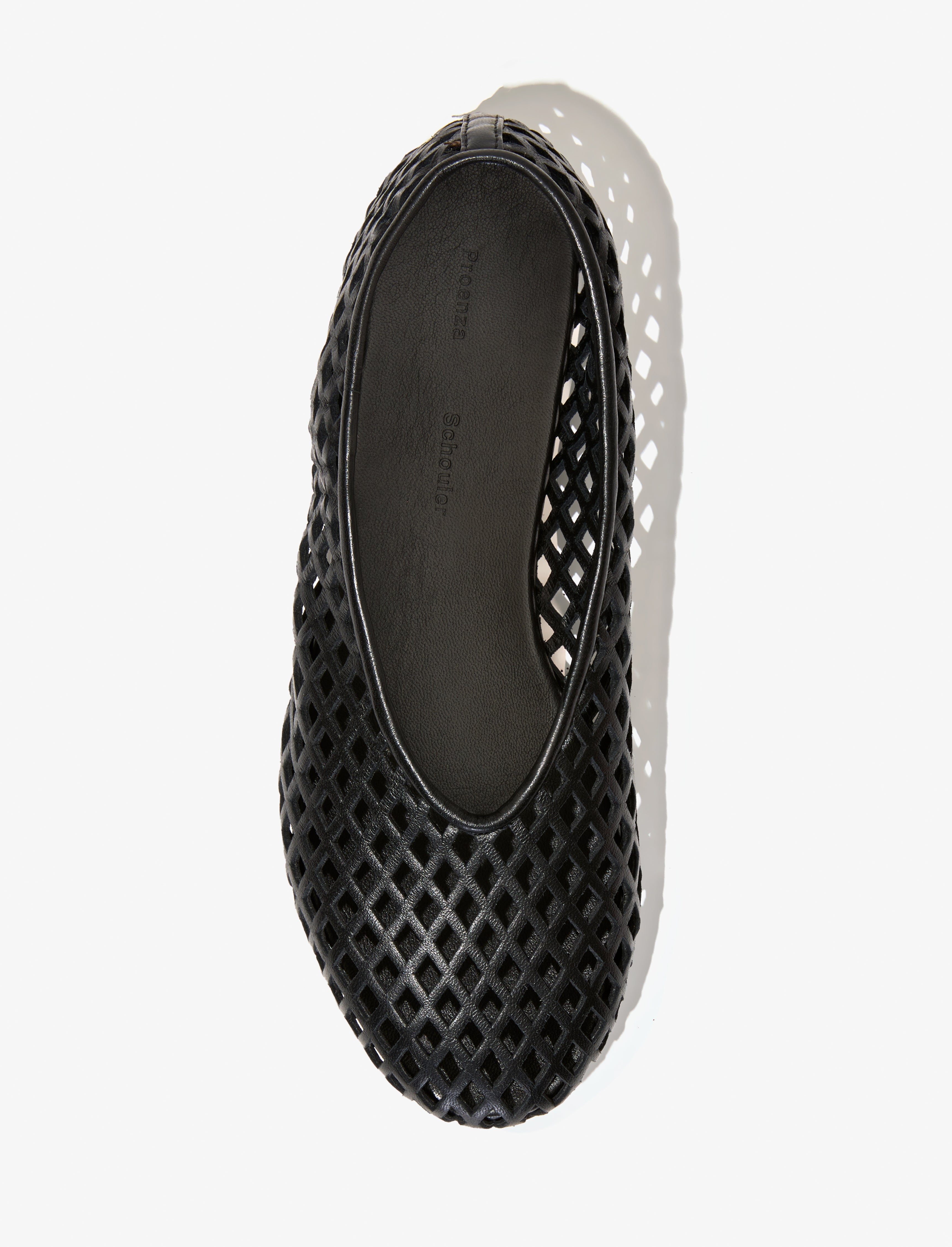 Tee Perforated Ballerina Flats - 4