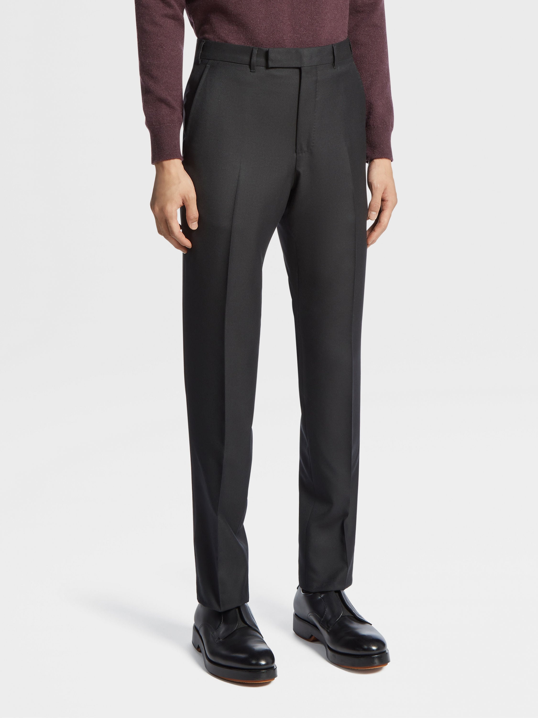 BLACK OASI CASHMERE SUIT - 5