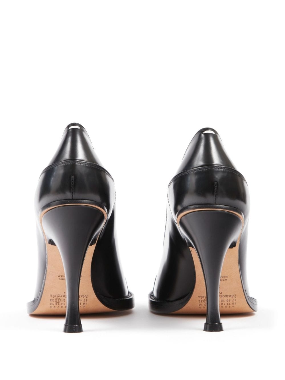Bourgeoise 100mm leather pumps - 3