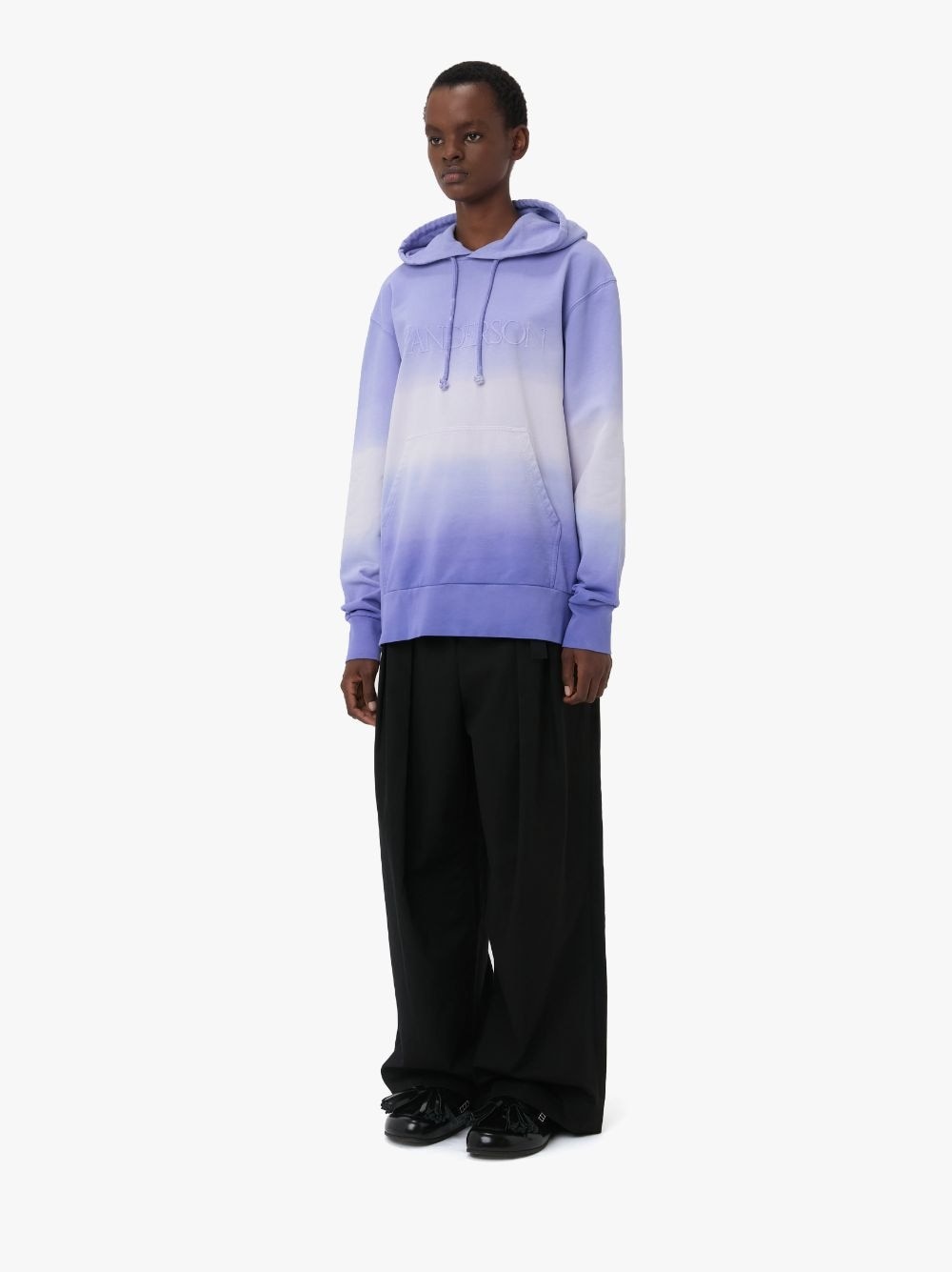 GRADIENT HOODIE WITH LOGO EMBROIDERED - 3