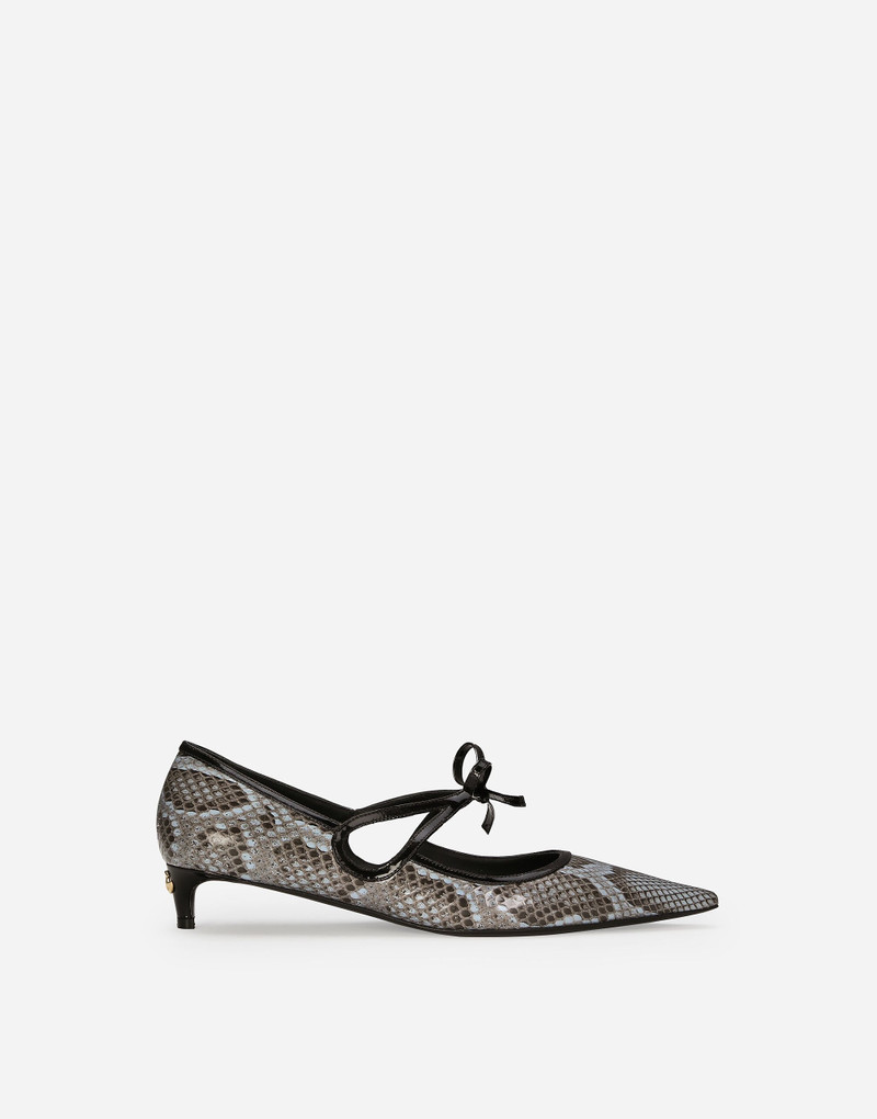 Python skin pumps 1