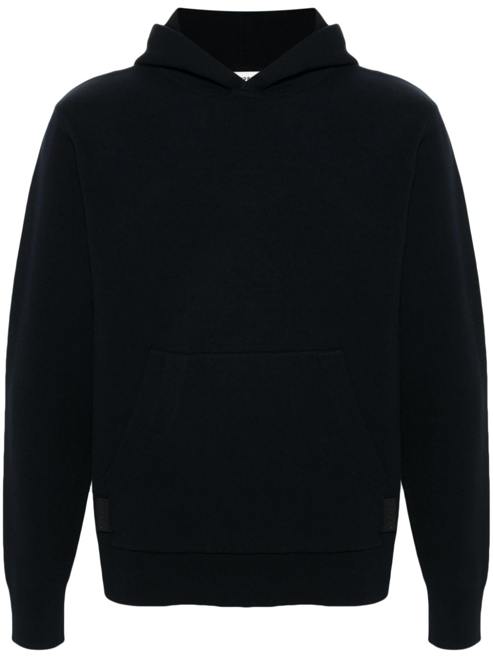 logo-tag hooded jumper - 1