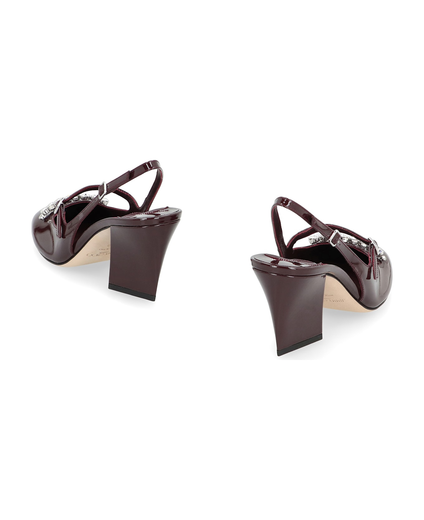 Belinda Patent Leather Slingback Pumps - 4