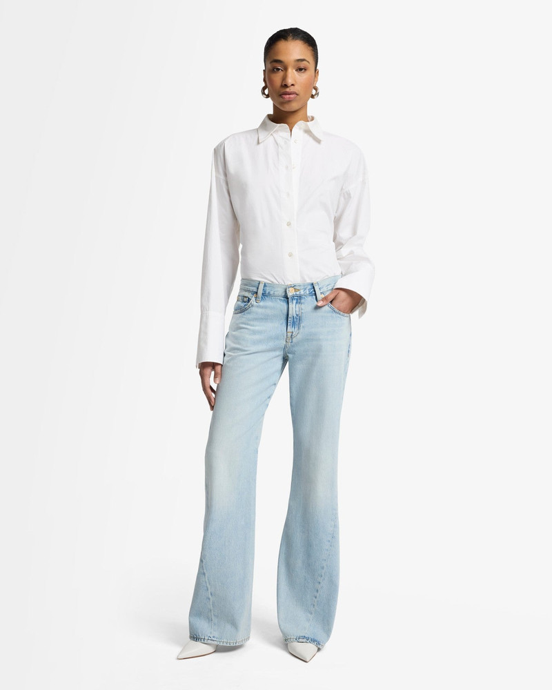 7 For All Mankind Slim Illusion Twisted Seam Spencer Flare in Tempe outlook