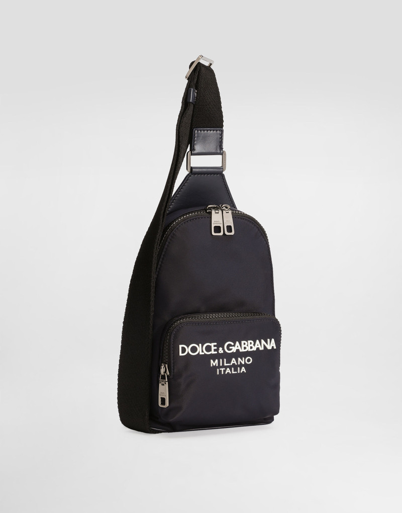 Nylon crossbody backpack 3