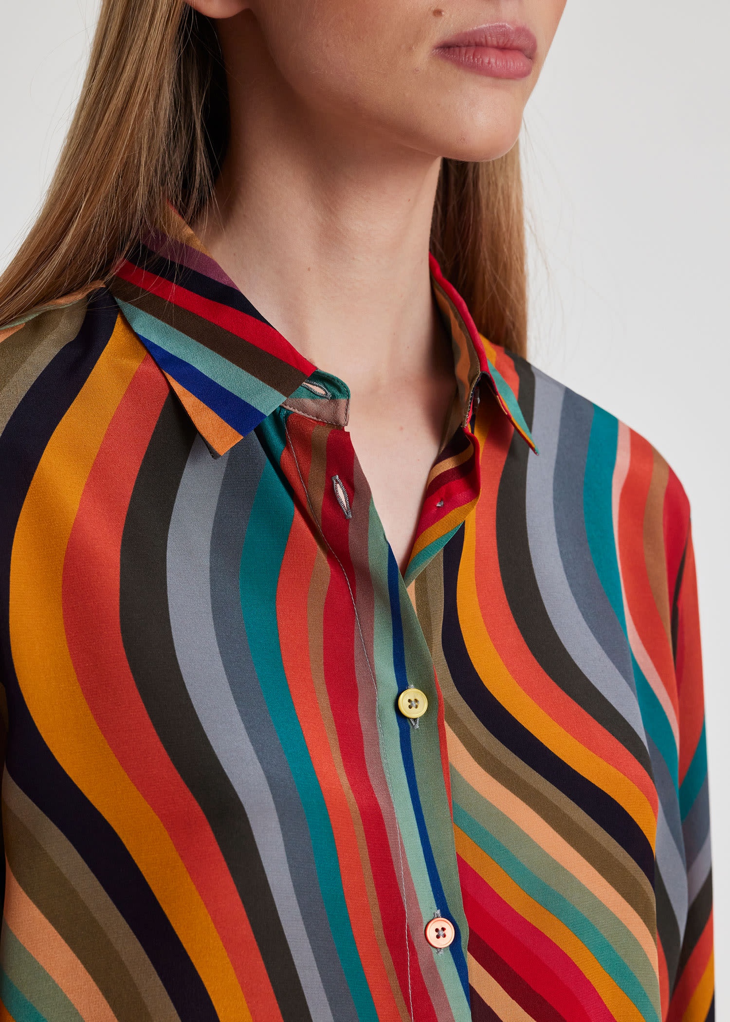 Swirl Silk Shirt - 6