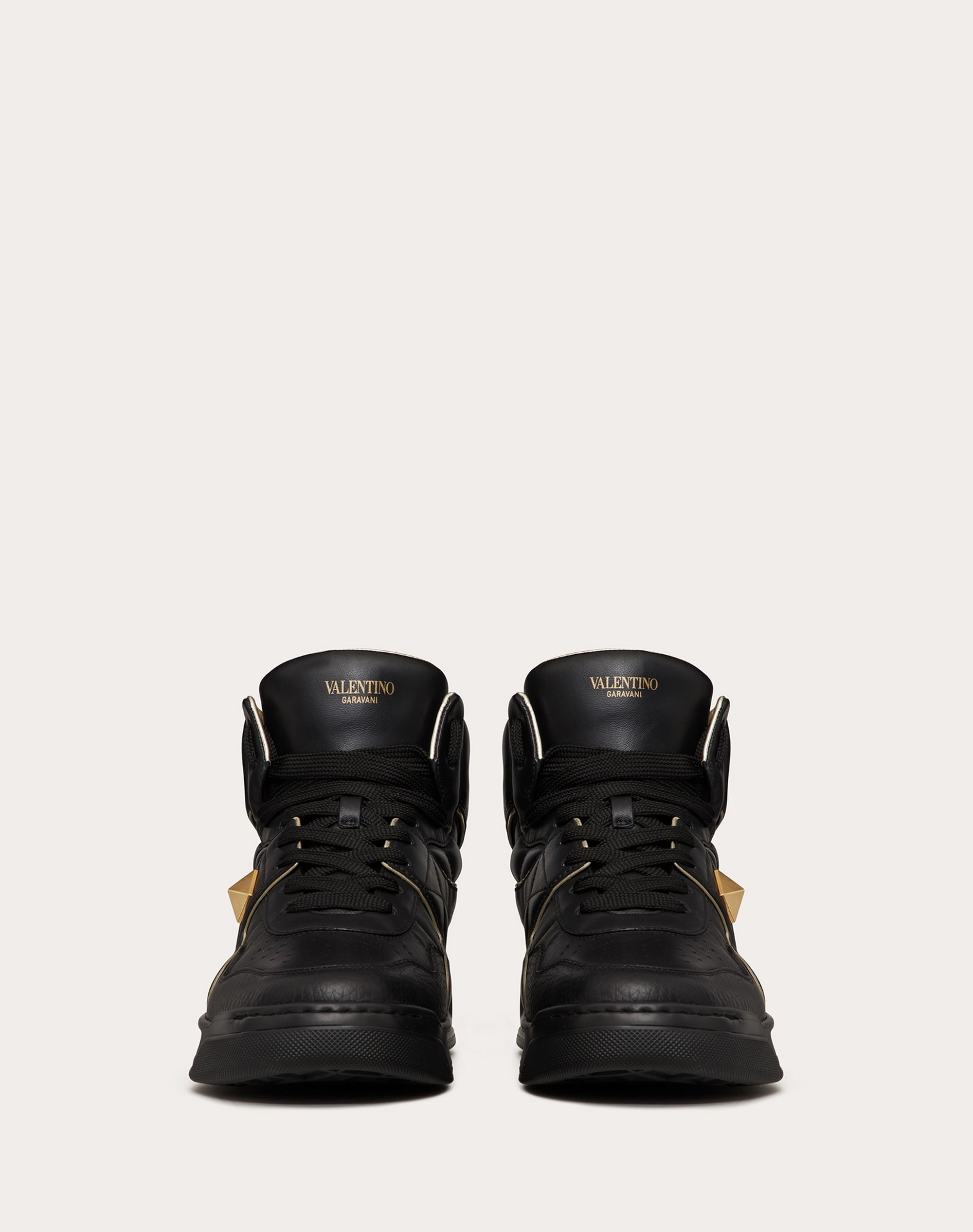 ONE STUD Mid-Top Sneaker in Nappa Leather - 4