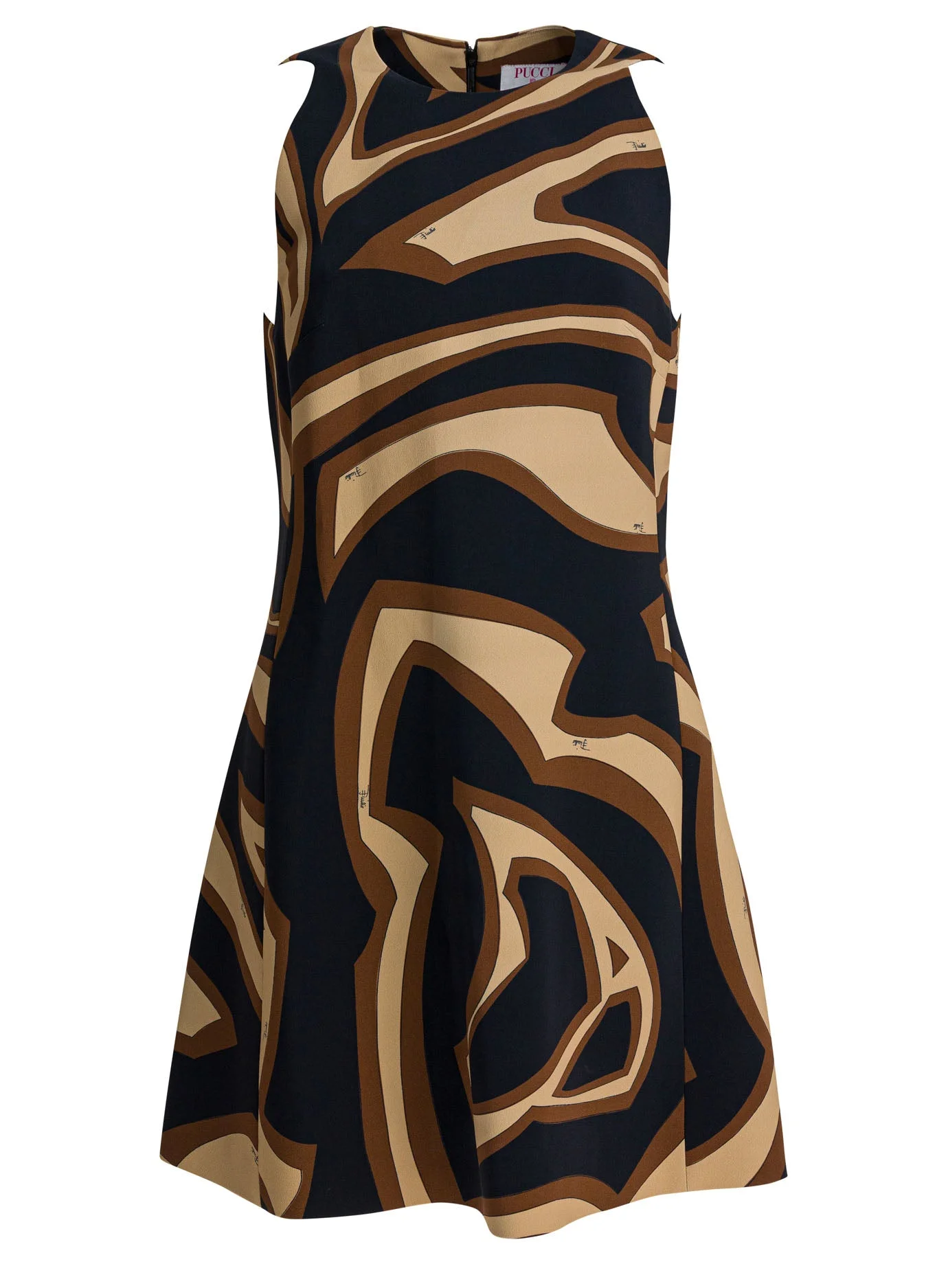 Pucci Labirinto Print Trapeze Dress - 1