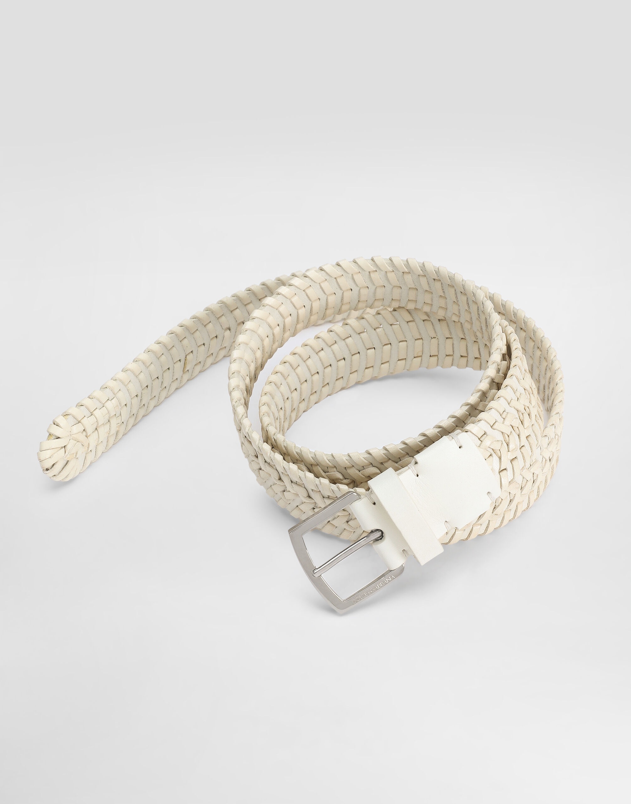Woven leather belt - 3