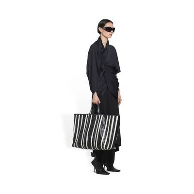 BALENCIAGA Barbes Large East-west Shopper Bag in Black outlook