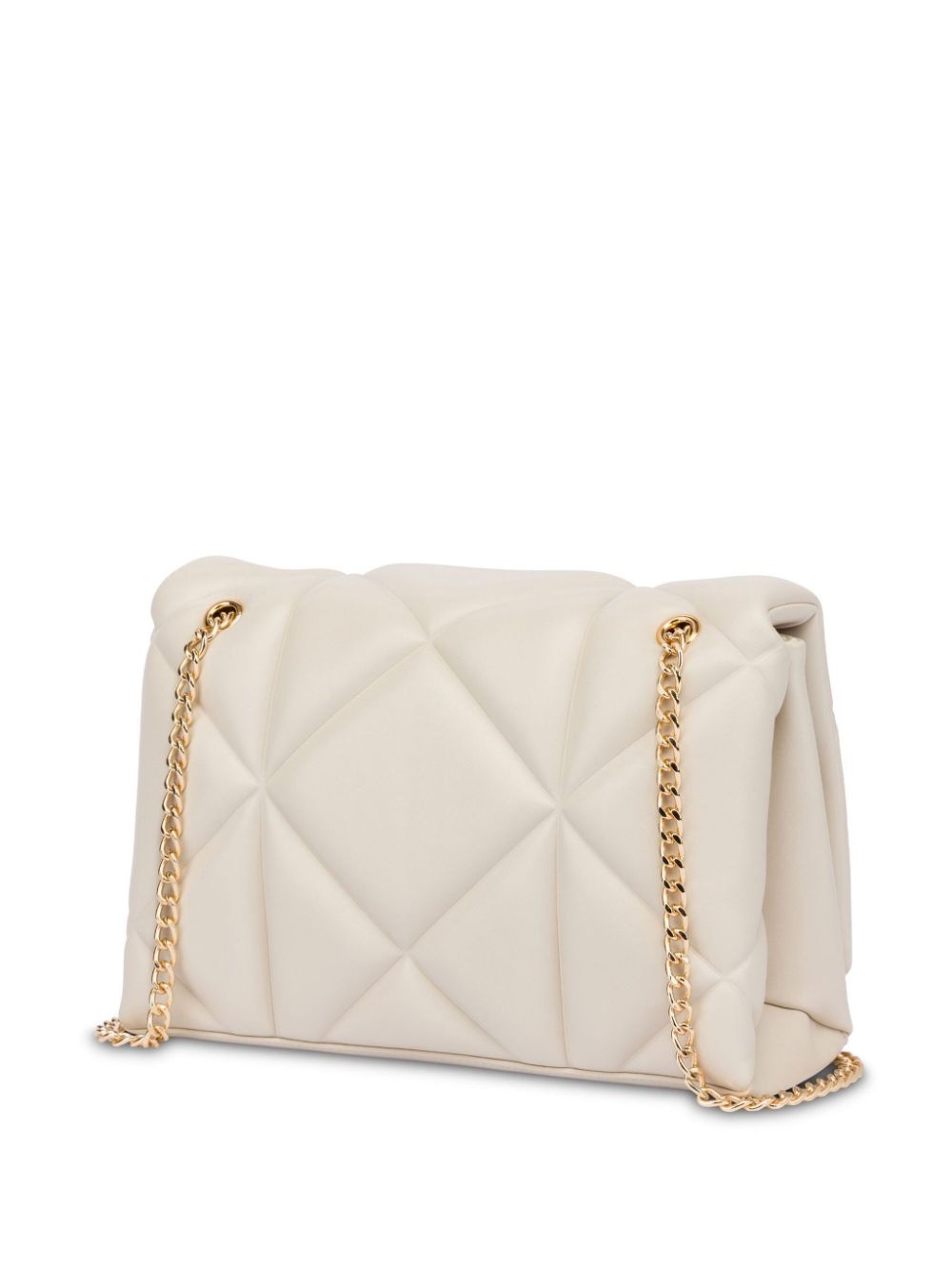 logo-plaque quilted cross body bag - 2