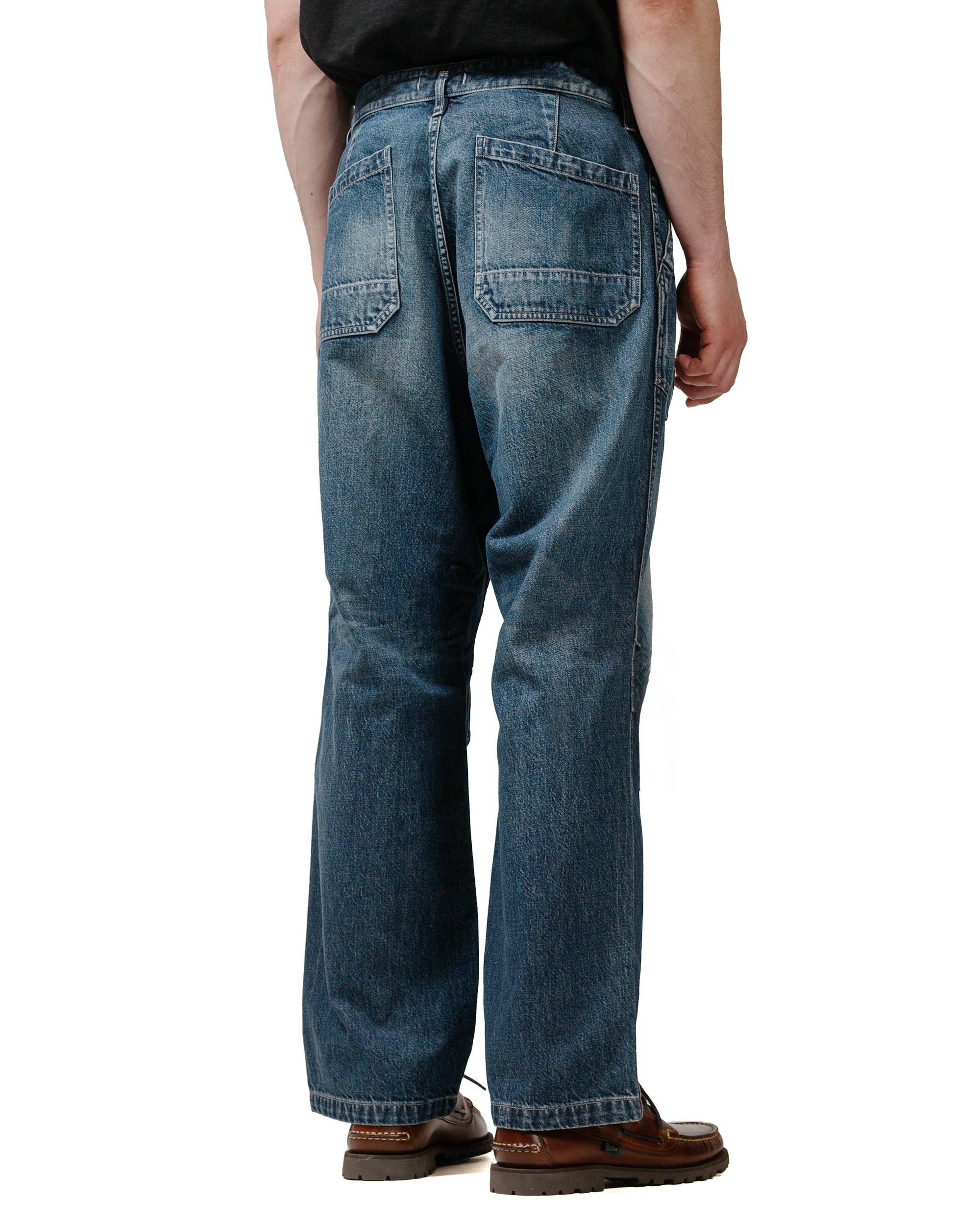 Rancher Trousers Cotton 10oz Denim Vintage Wash Indigo - 3