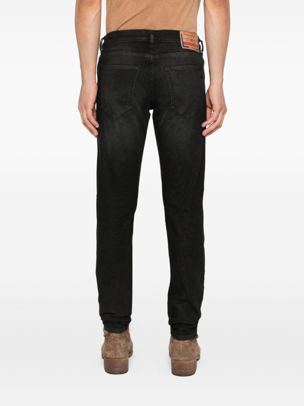 logo-plaque jeans - 4