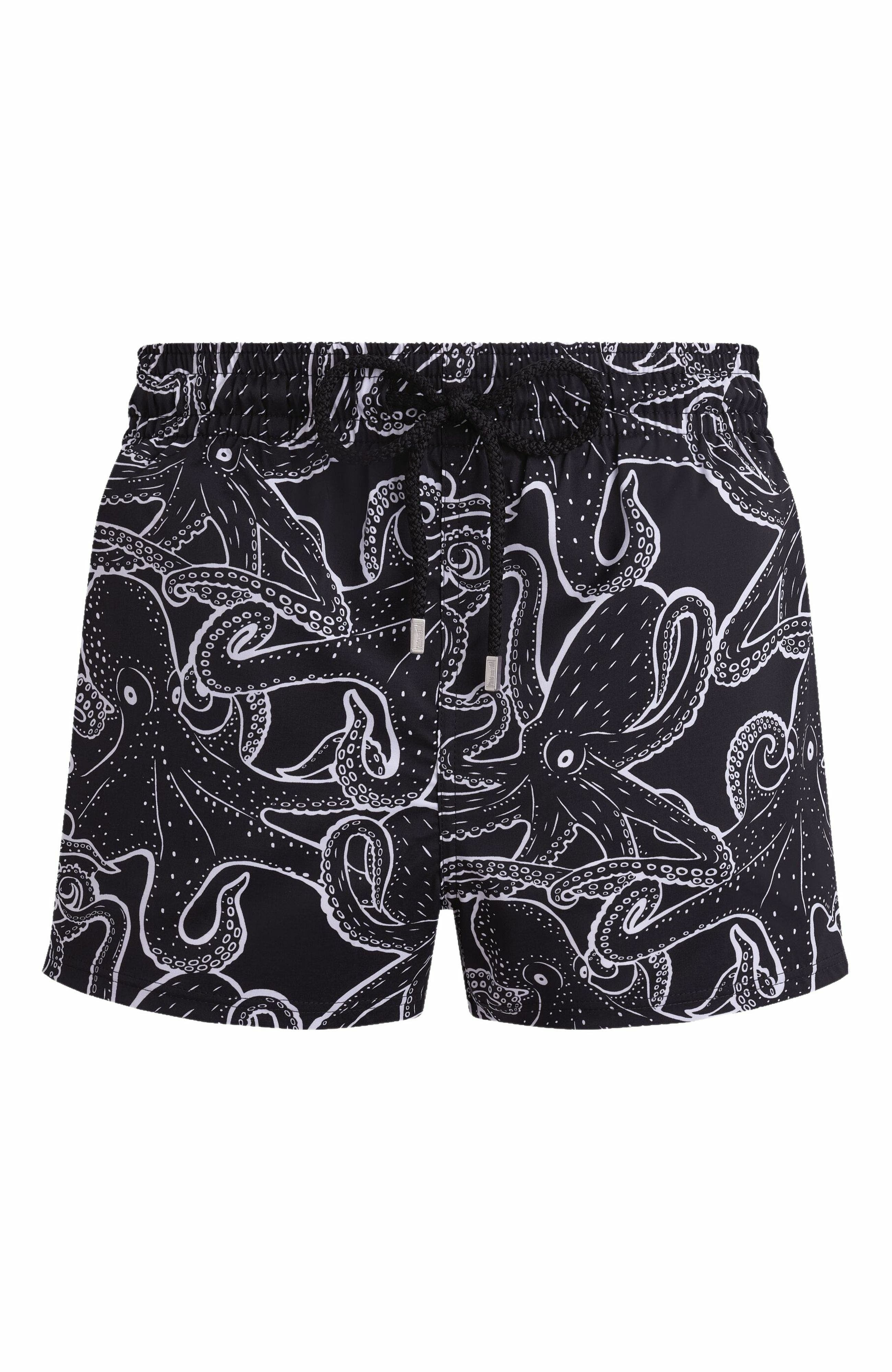 Vilebrequin Men's Poulpes Short Swim Shorts in Noir at Nordstrom - 2