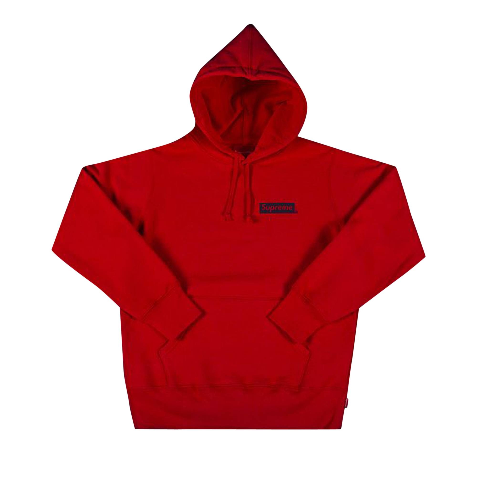 Supreme Stop Crying Hooded Sweatshirt 'Red' - 1