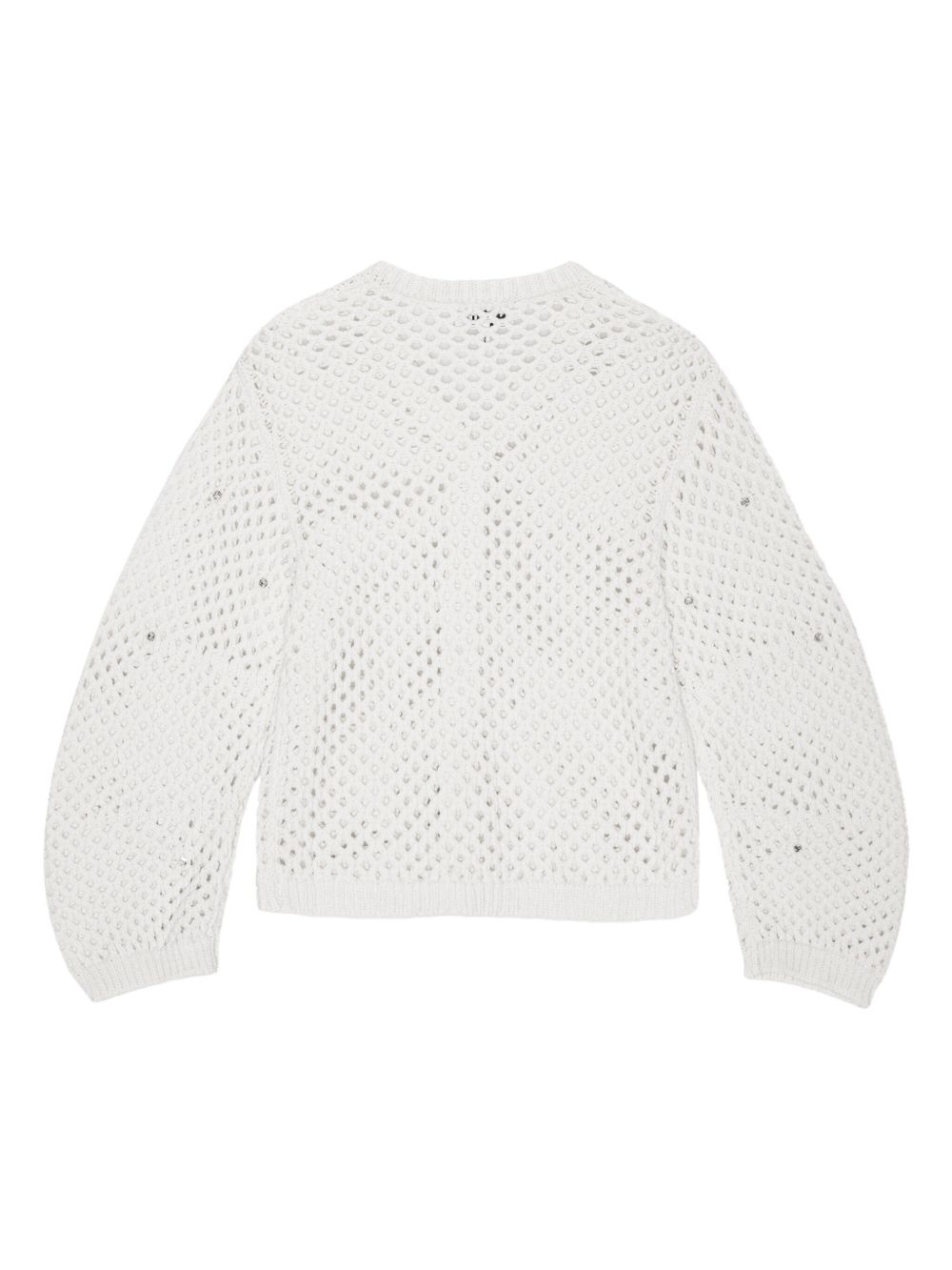 open-knit cardigan - 6