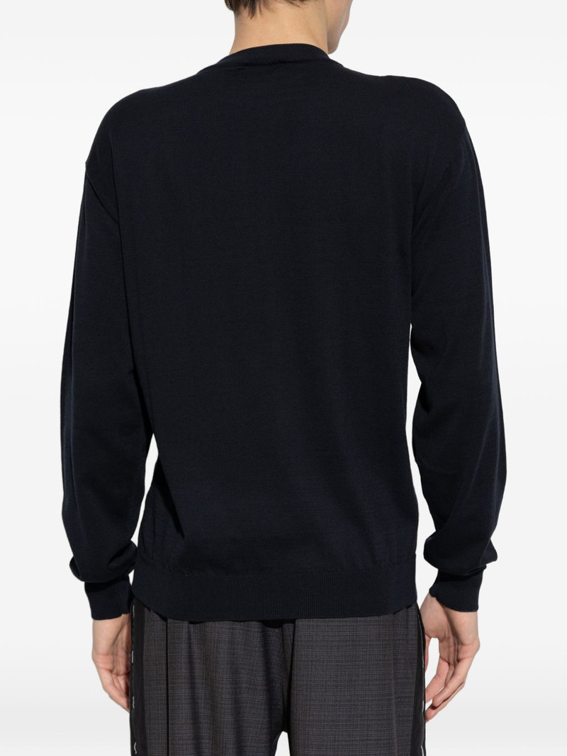 knitted crewneck jumper 4