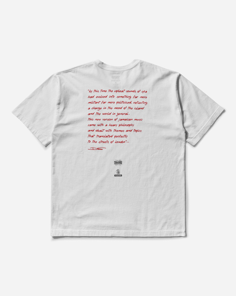 NEIGHBORHOOD Men's Rebel Dread Hardware SS-1 T-Shirt White outlook