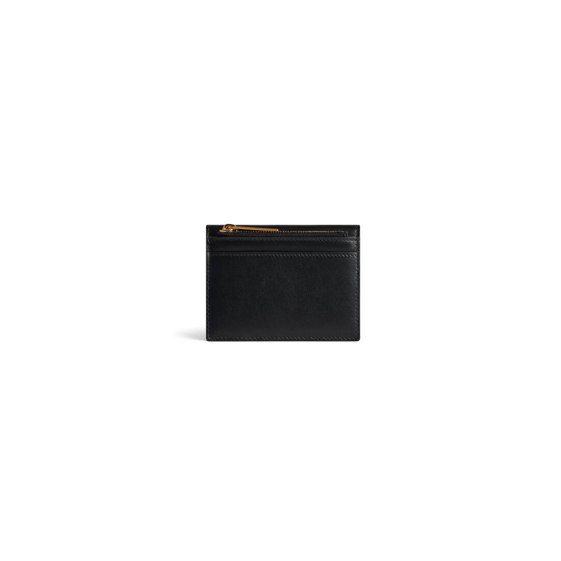 Women's Envelope Compact Wallet With Card Holder  in Black - 3