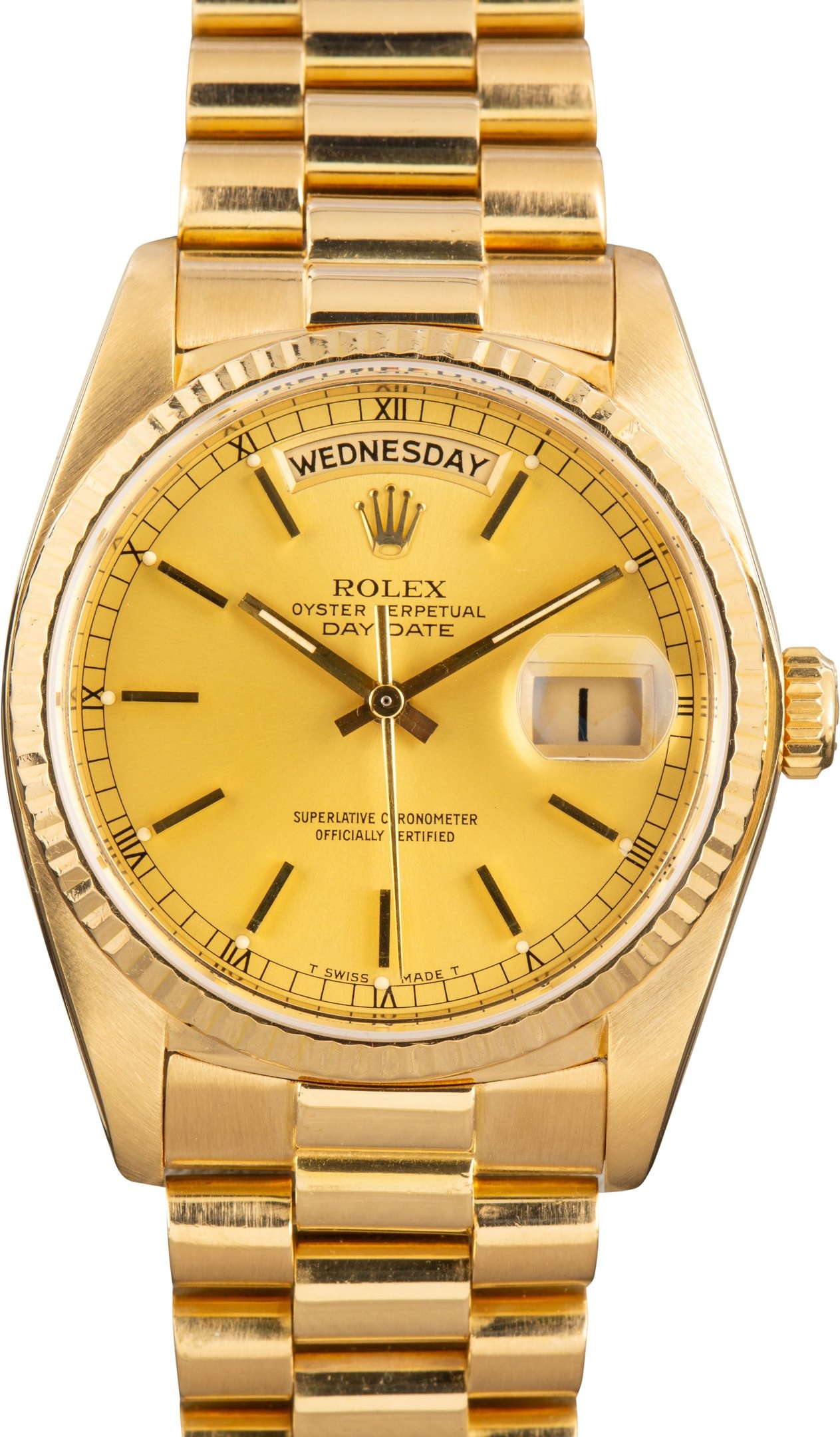 Rolex Day-Date Ref 18038 Yellow Gold - 1
