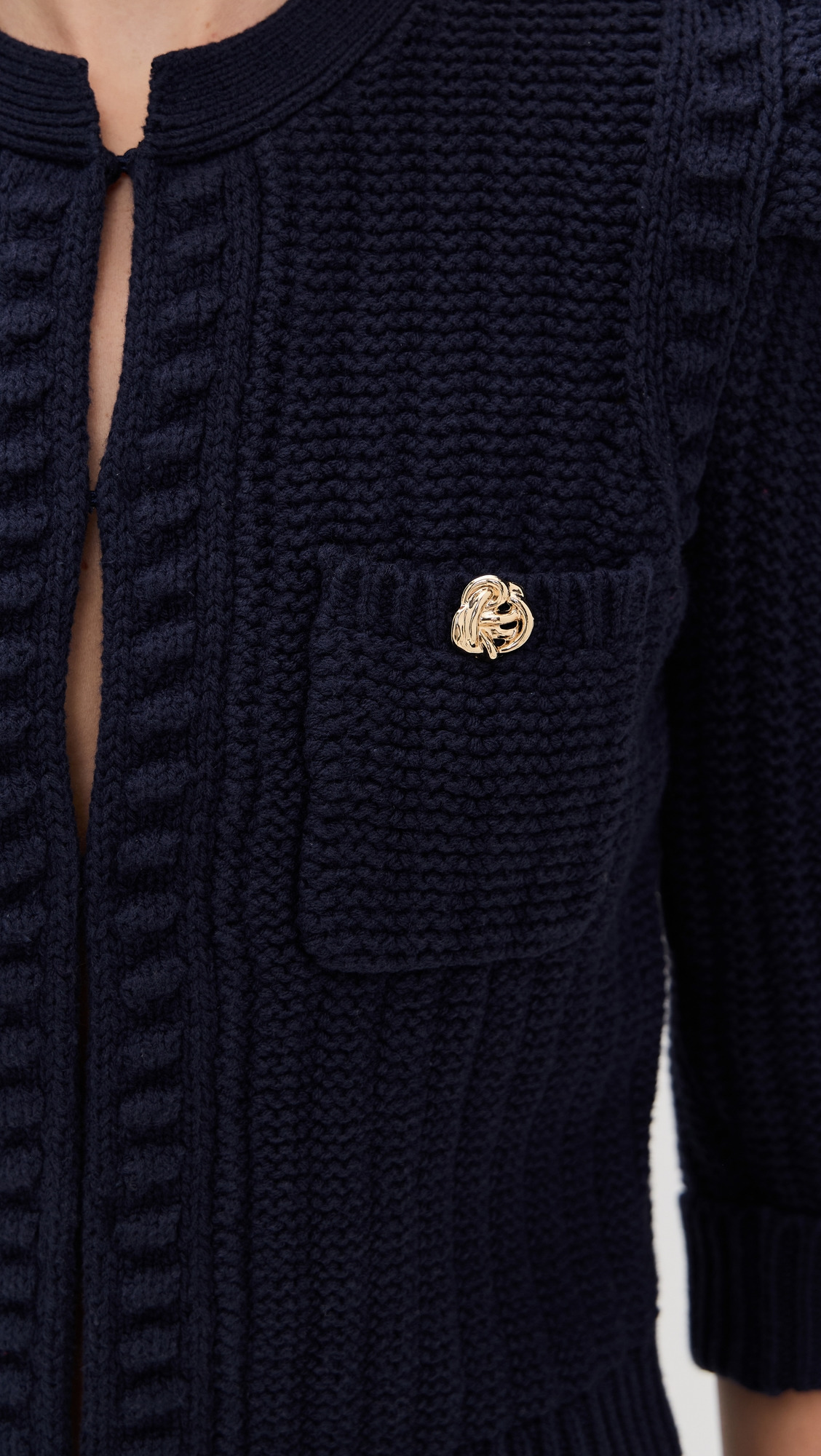 Delilah Crop Textured Cardigan - 5